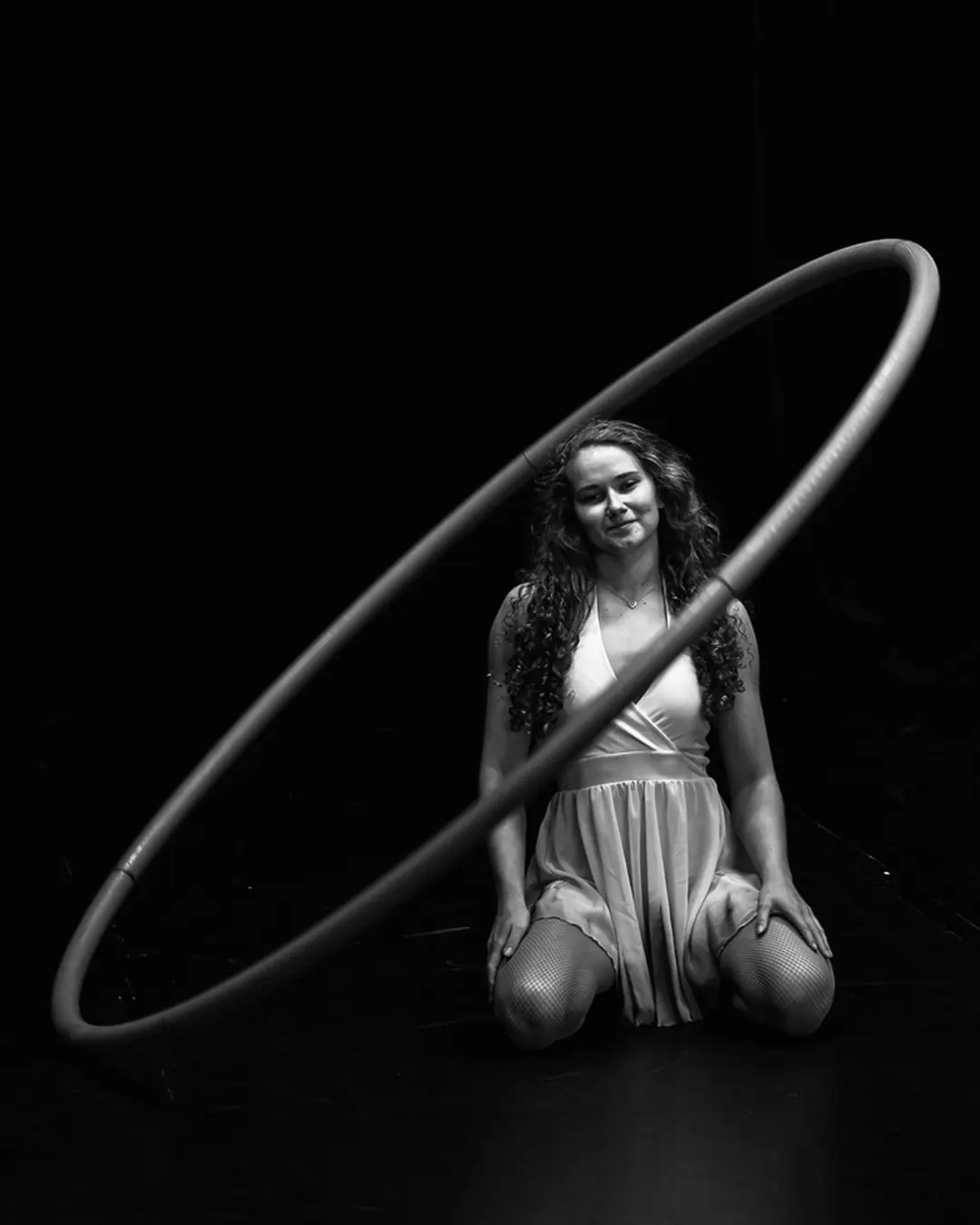 Paige Horil - Cyr Wheel Kneeling In Wheel